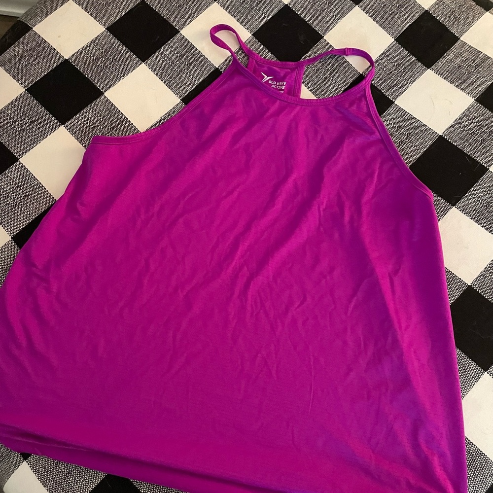 High neck workout top